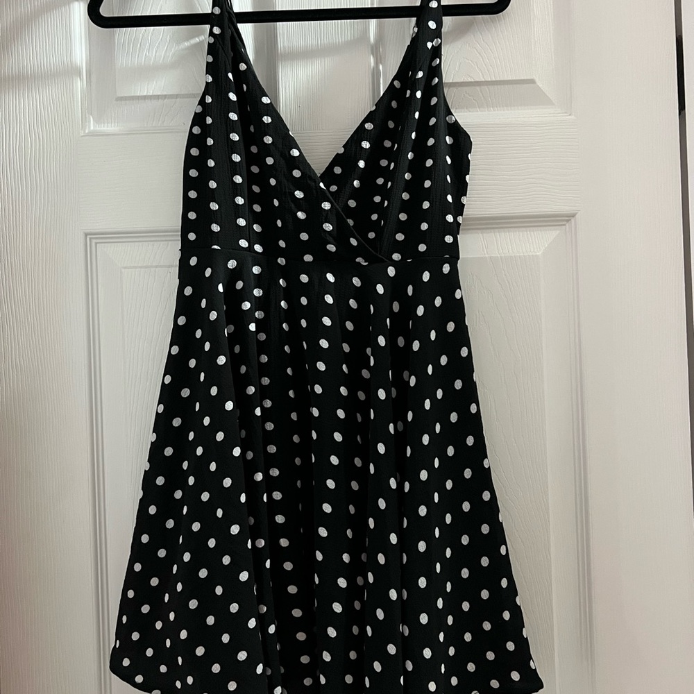 Polka dot dress worn once